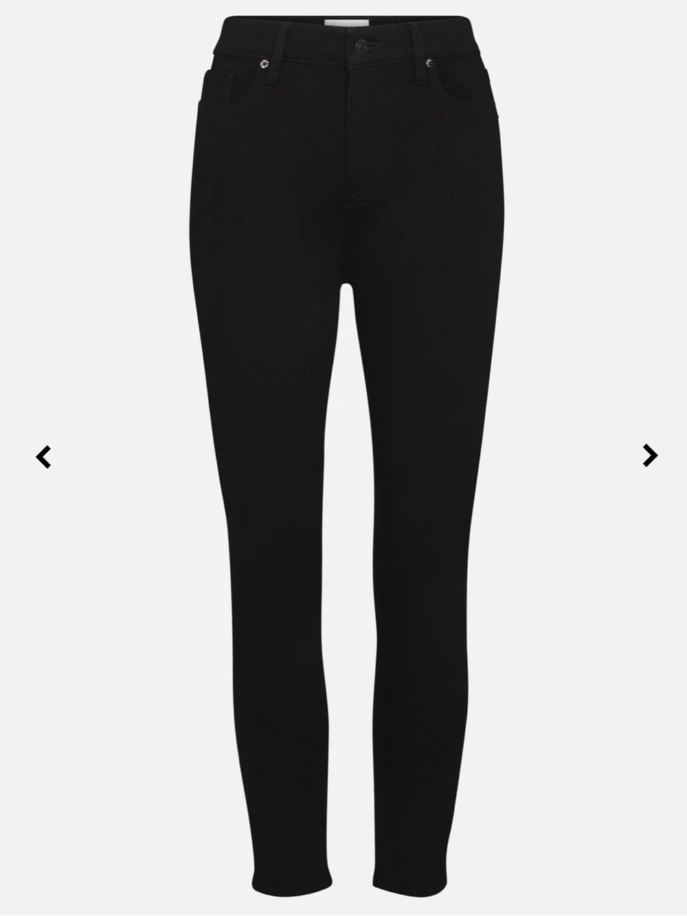 NWT Frame Sz 27 Women’s Black Le High Rise Skinny Fit Ankle Jeans Pants Ret $258